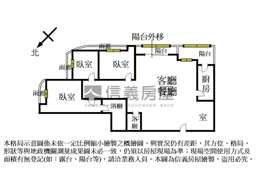鑑築｜捷運寬敞三房名邸房屋室內格局與周邊環境