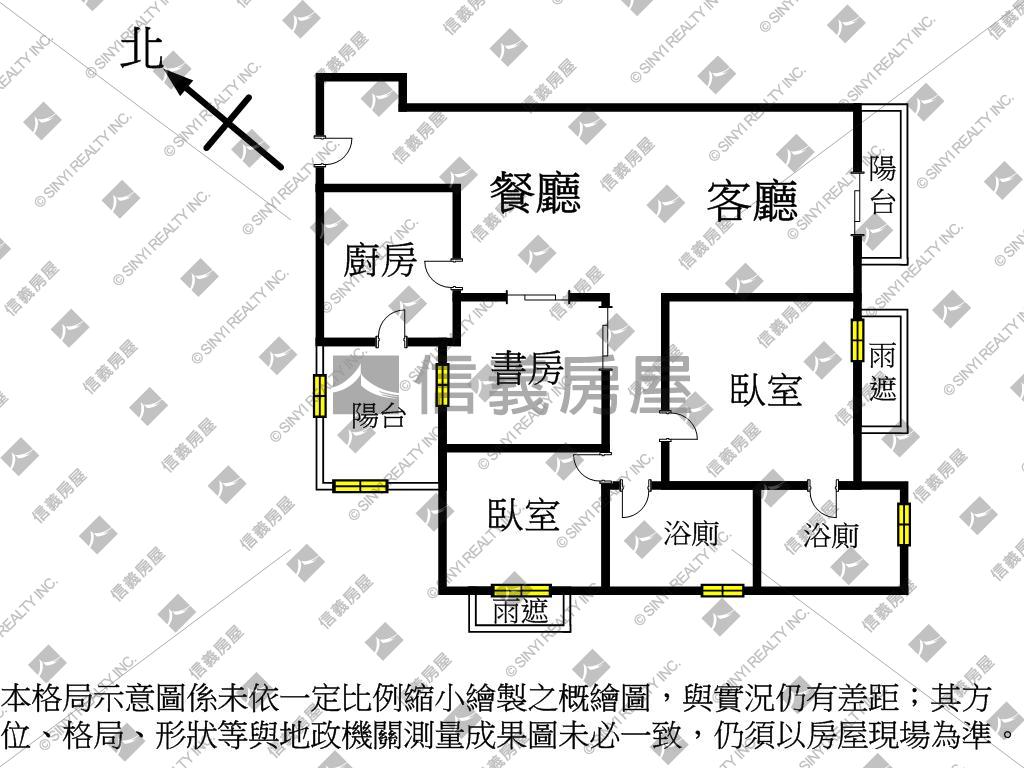 惠宇觀市政三房平面車位房屋室內格局與周邊環境