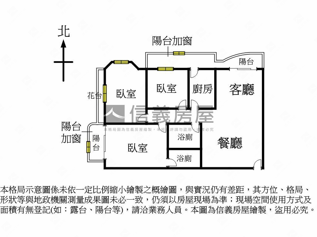 朋莊，美視野三房＆車位房屋室內格局與周邊環境