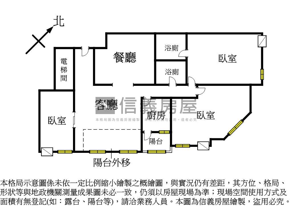 近高鐵悠靜三房車位房屋室內格局與周邊環境