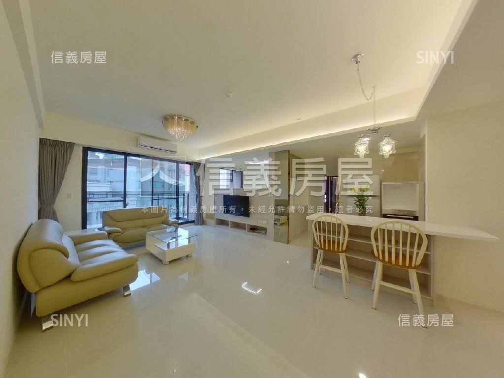 北美館質感美裝三房房屋室內格局與周邊環境