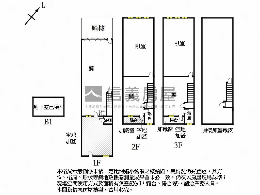 楠陽國小８米活巷透店房屋室內格局與周邊環境