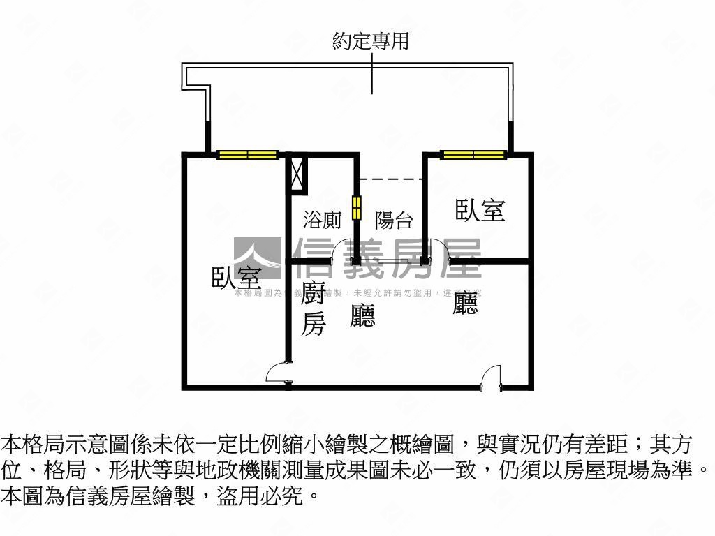 和暘Ｗ美景１５樓房屋室內格局與周邊環境