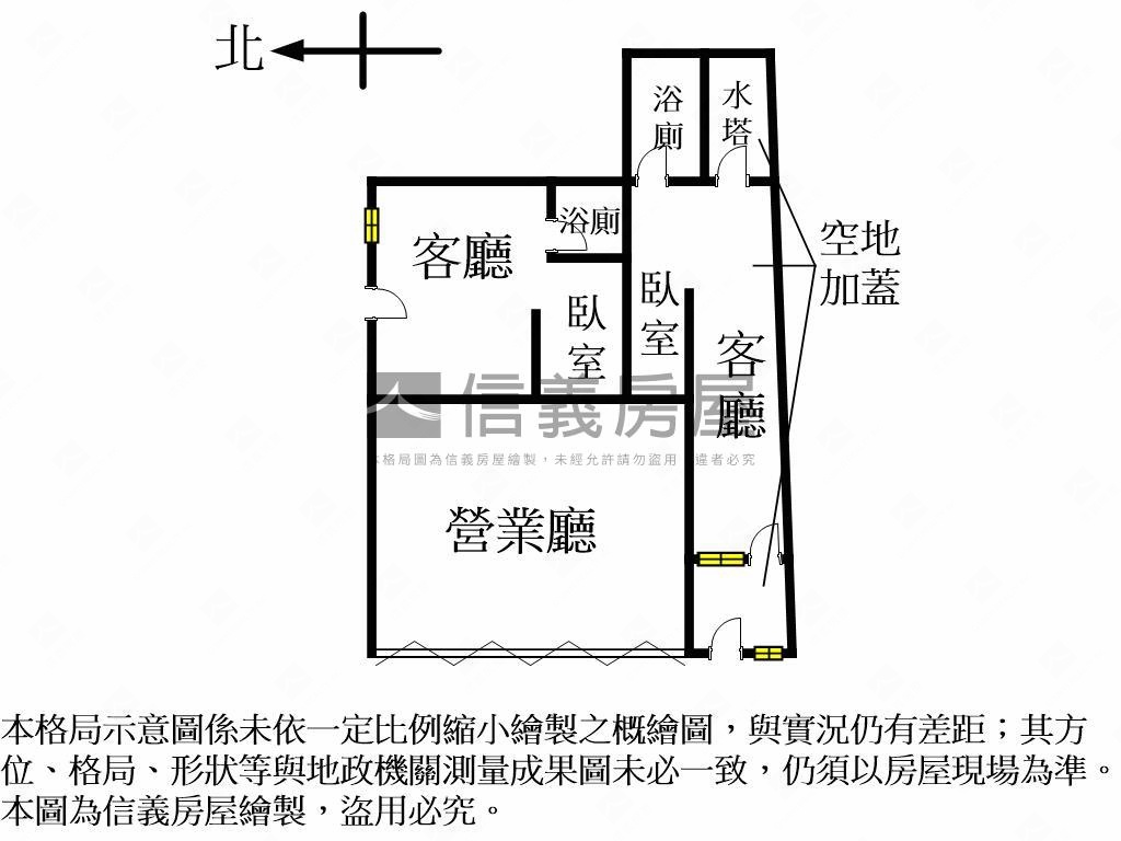 東海商圈美店面！附兩套房房屋室內格局與周邊環境