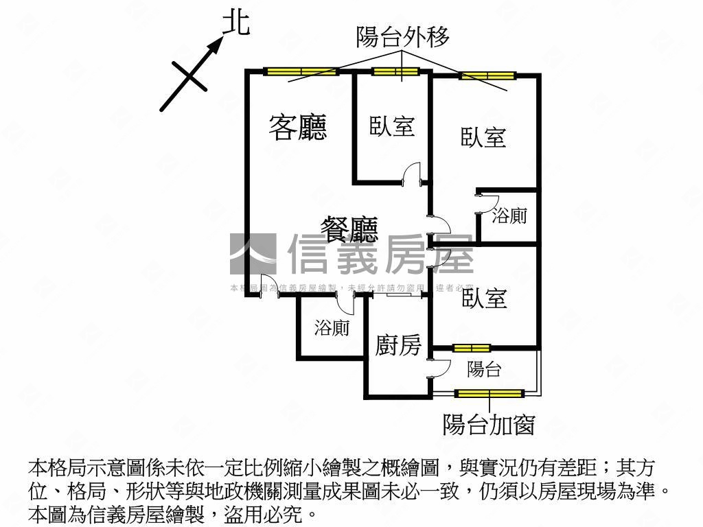 凱旋臻品典雅三房車位房屋室內格局與周邊環境