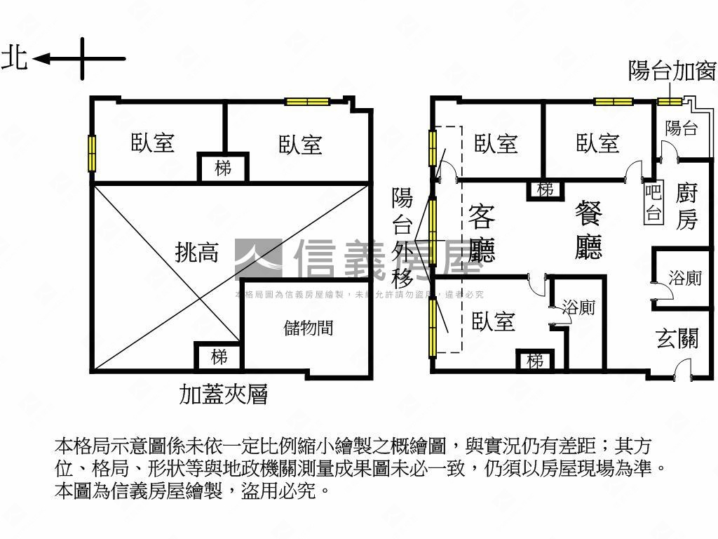 活力質感三房平面車位房屋室內格局與周邊環境