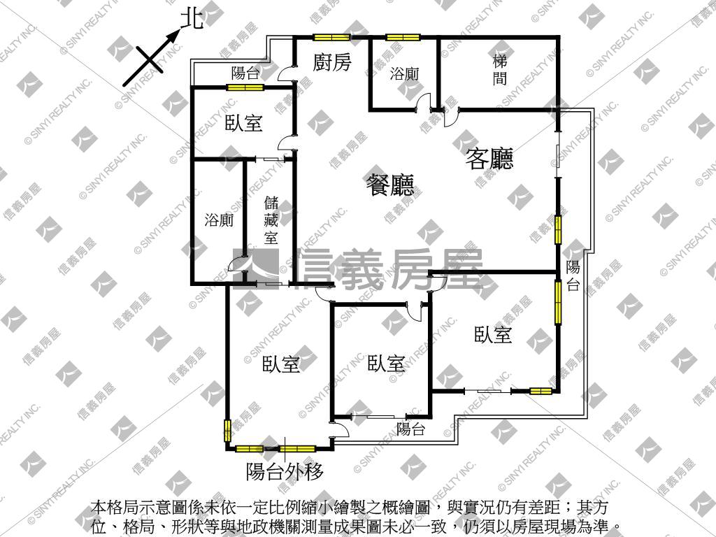 【天母】面綠景方正美寓房屋室內格局與周邊環境