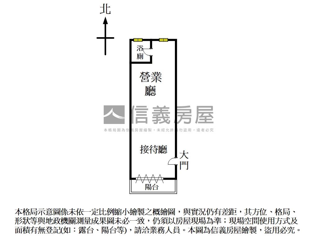 中山北超值投資小店面房屋室內格局與周邊環境