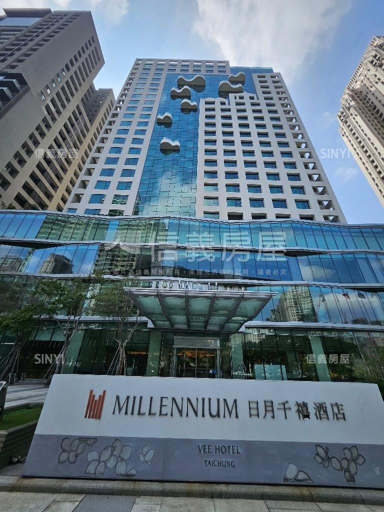 市政１號院高樓層２房平車房屋室內格局與周邊環境