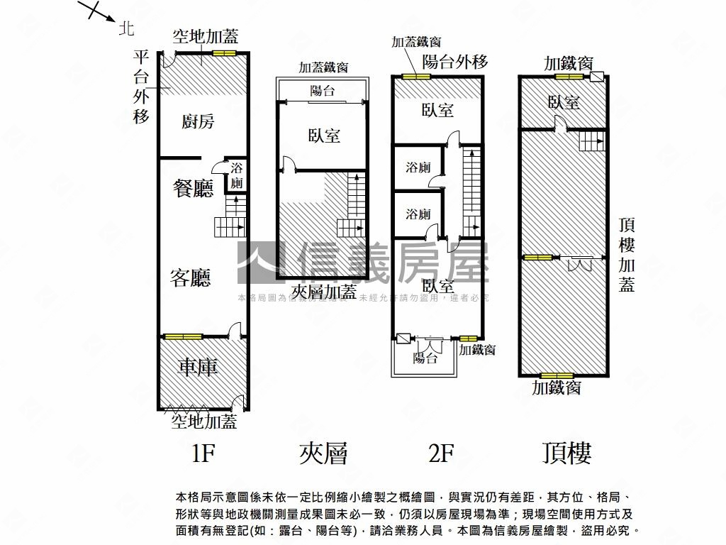 近中華路採光車墅房屋室內格局與周邊環境