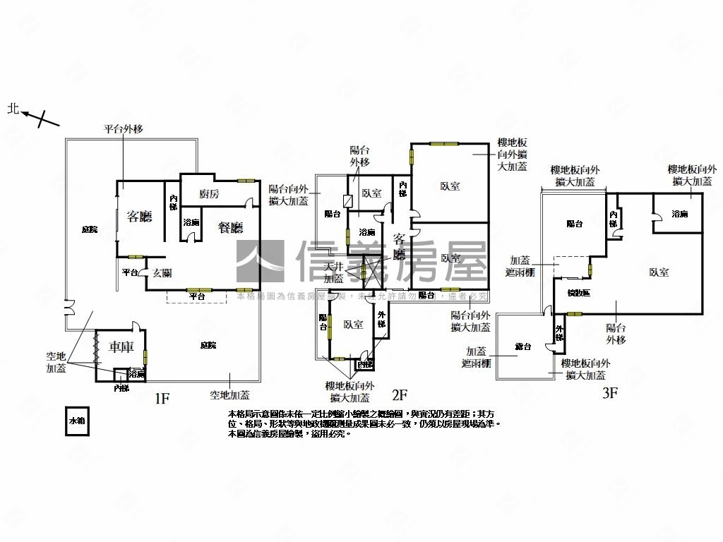 獨棟小城美妝庭院車庫別墅房屋室內格局與周邊環境