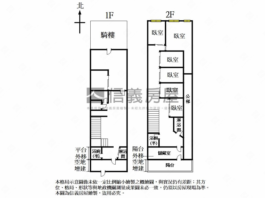 近北市福和金店面１＋２樓房屋室內格局與周邊環境