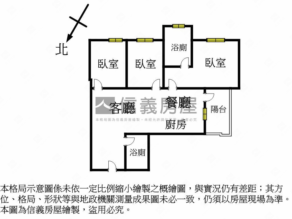 夢幻誠高樓三房車位房屋室內格局與周邊環境