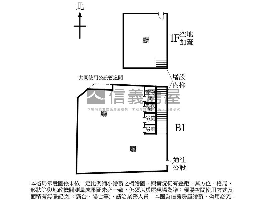 信義安和精選收租店面房屋室內格局與周邊環境