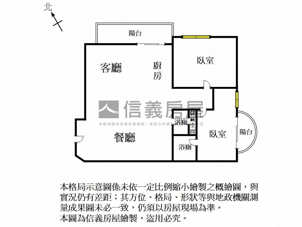 文化新世紀大兩房平車房屋室內格局與周邊環境