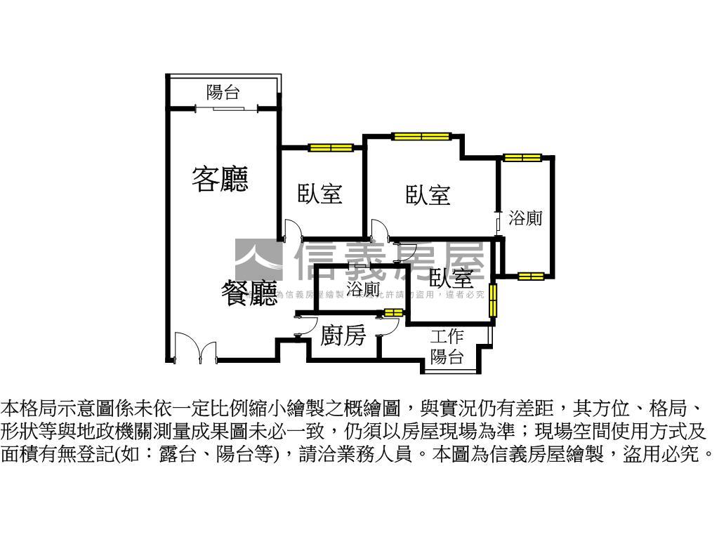 國泰磐耘｜Ａ３三房平車房屋室內格局與周邊環境