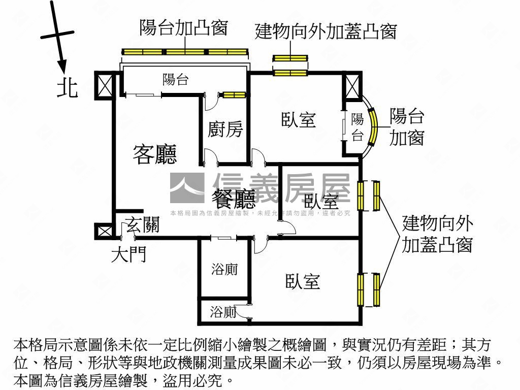 高樓三房車位★璀璨寶石★房屋室內格局與周邊環境