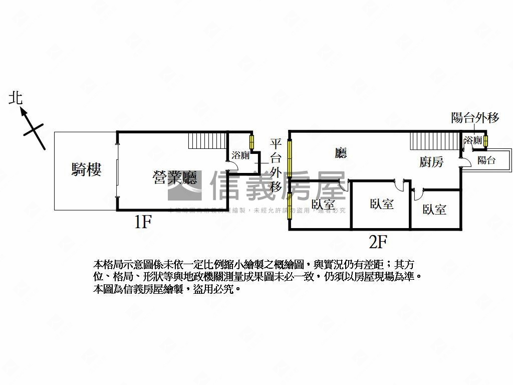 自由市場旁極美樓店房屋室內格局與周邊環境