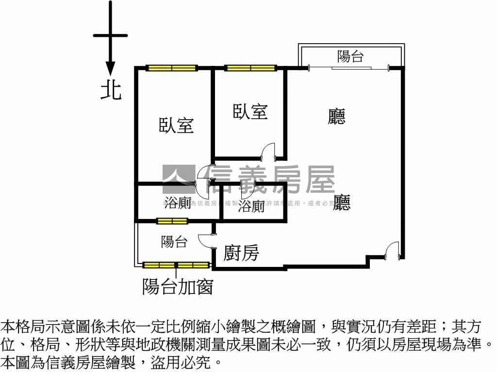 藏新幸福兩房雙衛浴美屋房屋室內格局與周邊環境