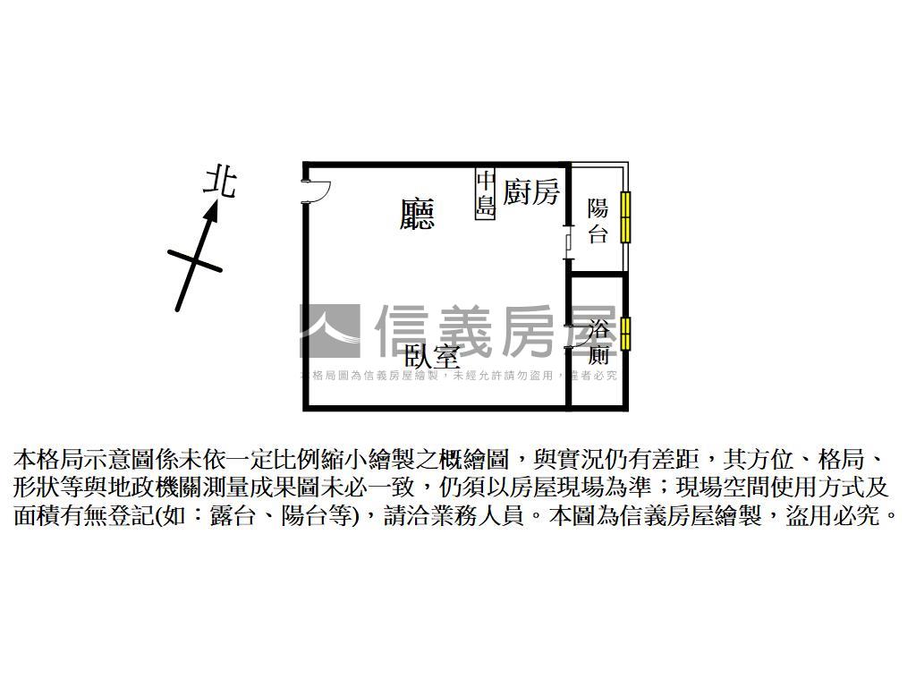 車站商圈陽台大套房房屋室內格局與周邊環境