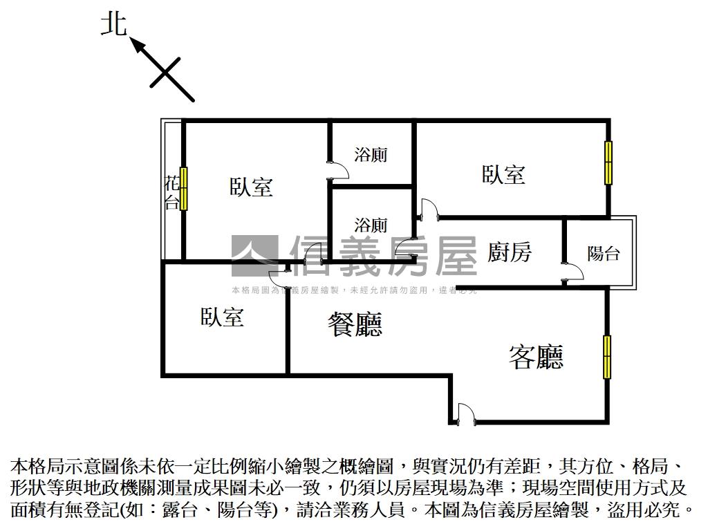 南區｜華園｜３房車位房屋室內格局與周邊環境