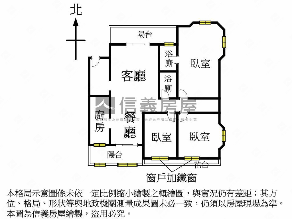 近中山國小優質三房附平車房屋室內格局與周邊環境