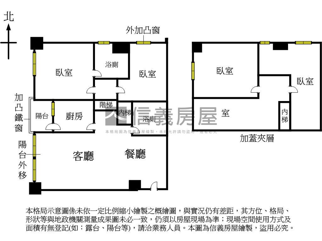 世代名門●挑高四房大空間房屋室內格局與周邊環境