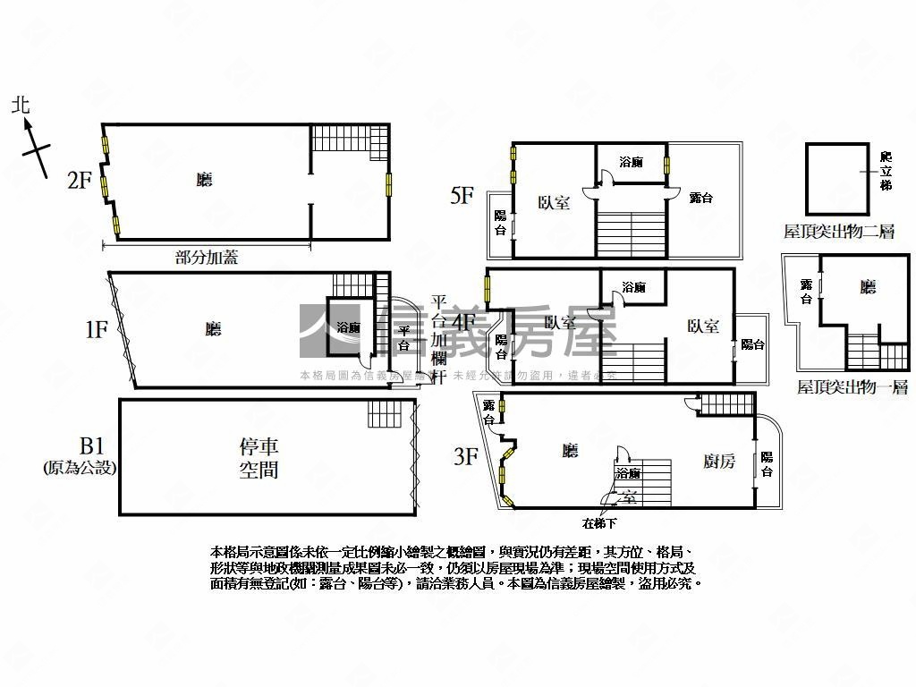 正黎明路透天店面房屋室內格局與周邊環境