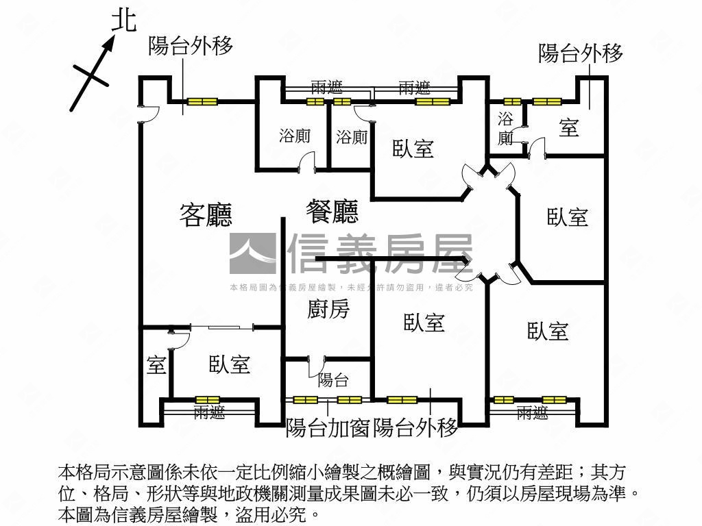 豪景皇翔凱旋門房屋室內格局與周邊環境