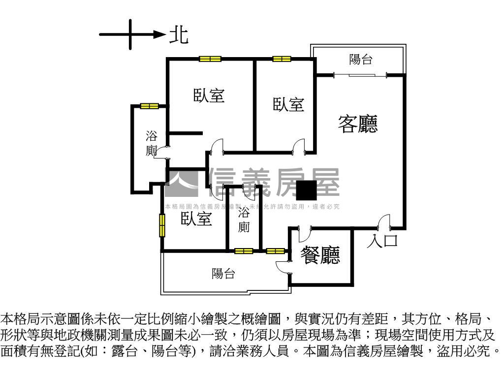 心悅龍灣稀有高樓三房平車房屋室內格局與周邊環境