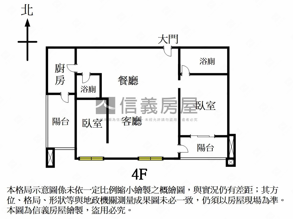 正面昌平公園★景觀兩房房屋室內格局與周邊環境