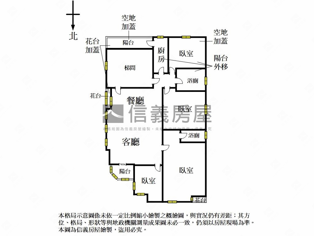 板橋忠孝路稀有華廈大空間房屋室內格局與周邊環境