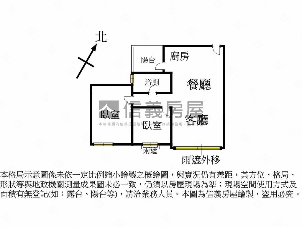近未來巨蛋．朝南兩房平車房屋室內格局與周邊環境