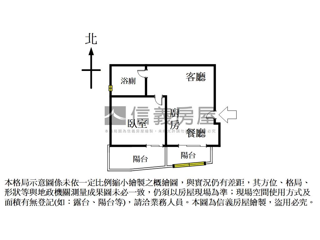 信義雙捷運頂客居房屋室內格局與周邊環境