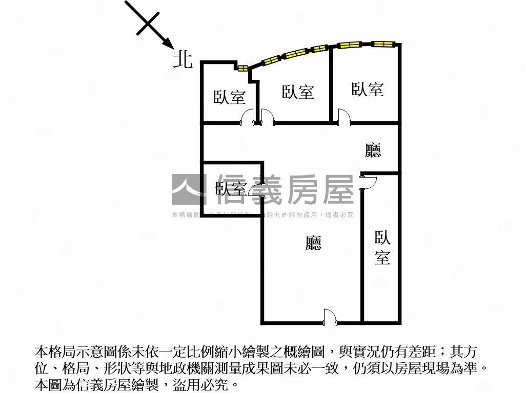 未來捷運藍線商辦１５樓Ａ房屋室內格局與周邊環境