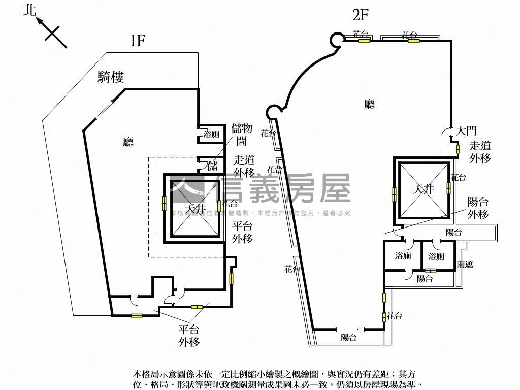 近草悟道知名連鎖角店房屋室內格局與周邊環境