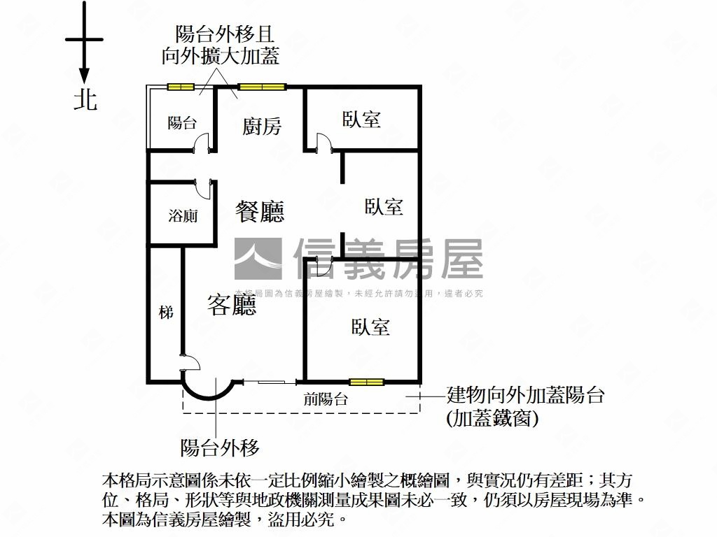 近未來捷運美３房房屋室內格局與周邊環境