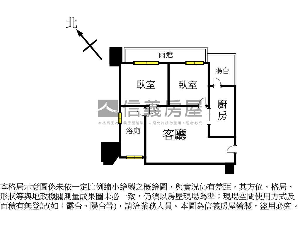 鄰右昌商圈精裝兩房房屋室內格局與周邊環境