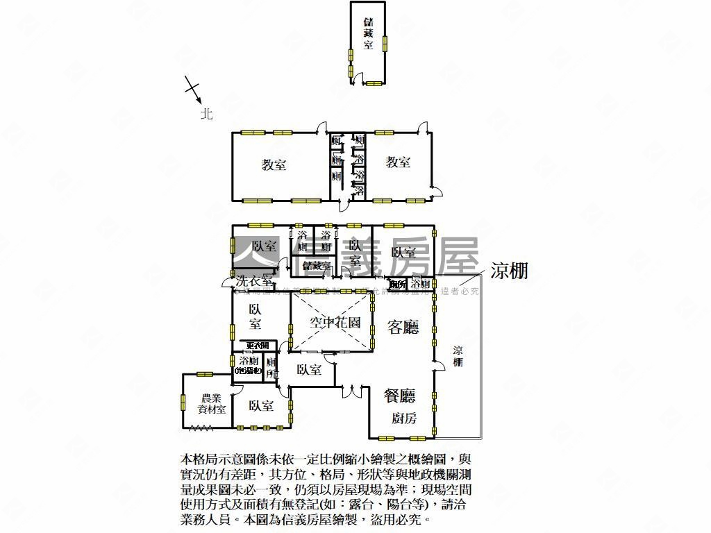 屏東綠建築池畔森林莊園房屋室內格局與周邊環境