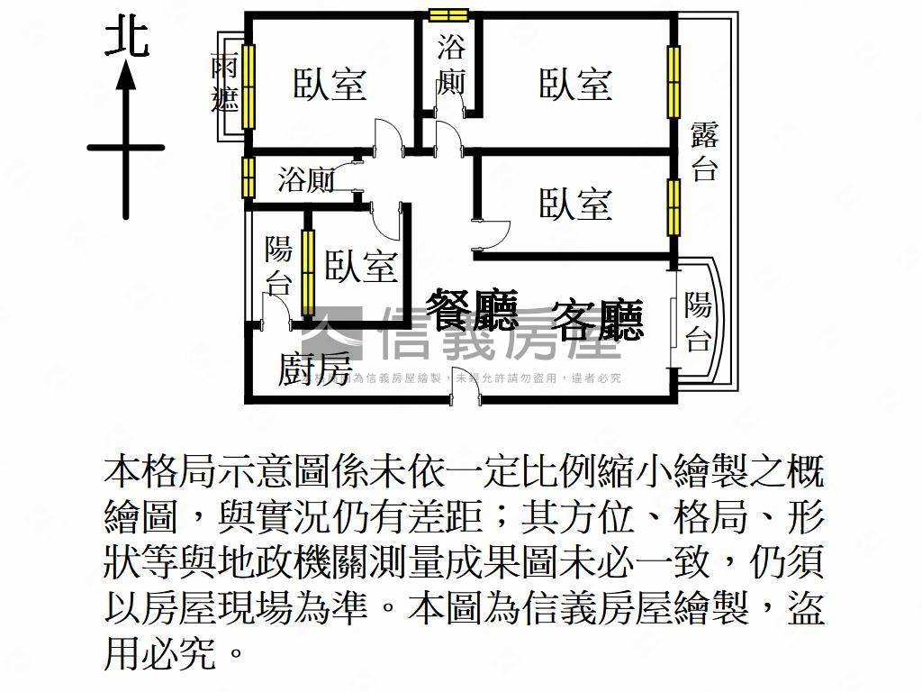 春天行館樹海大四房美居房屋室內格局與周邊環境