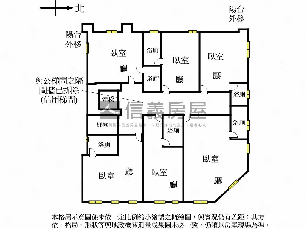 溫馨美居電梯珠寶盒向陽春房屋室內格局與周邊環境