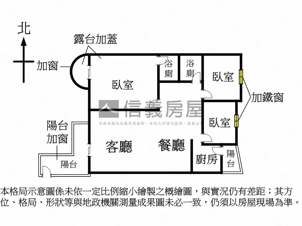 正益民商圈視野大三房房屋室內格局與周邊環境