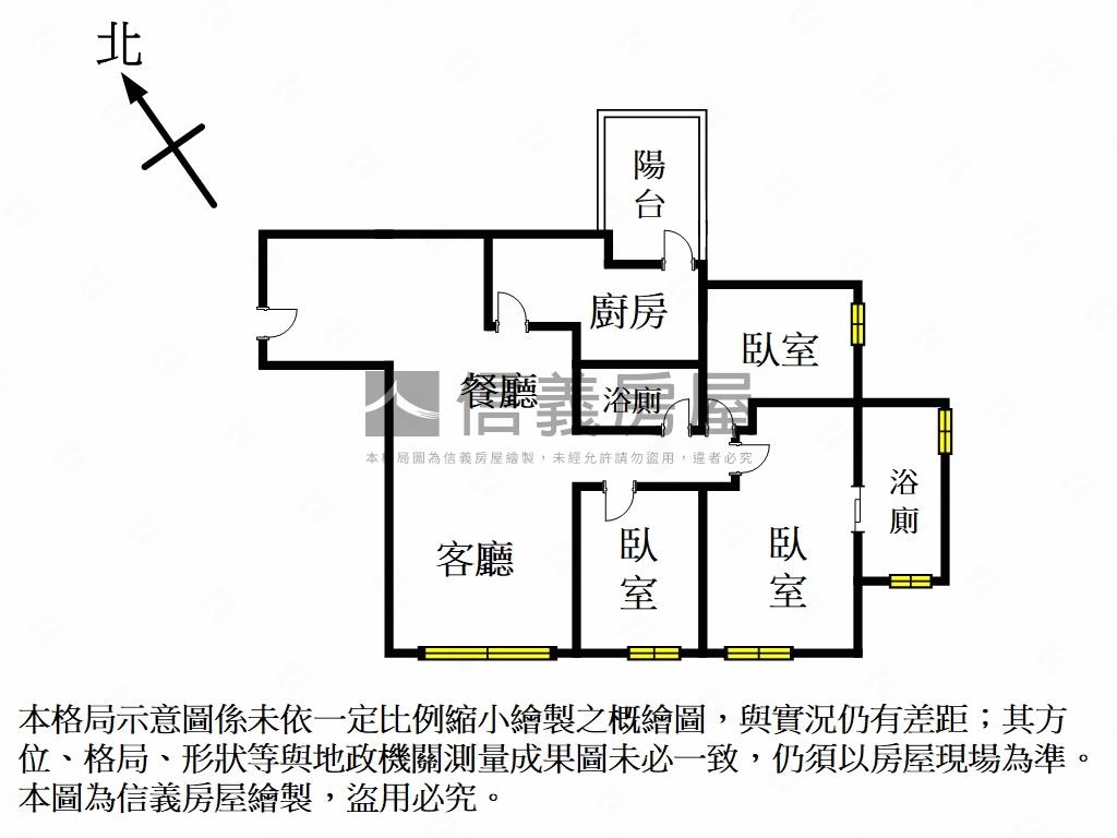 ★鑫建築高樓三房車位房屋室內格局與周邊環境