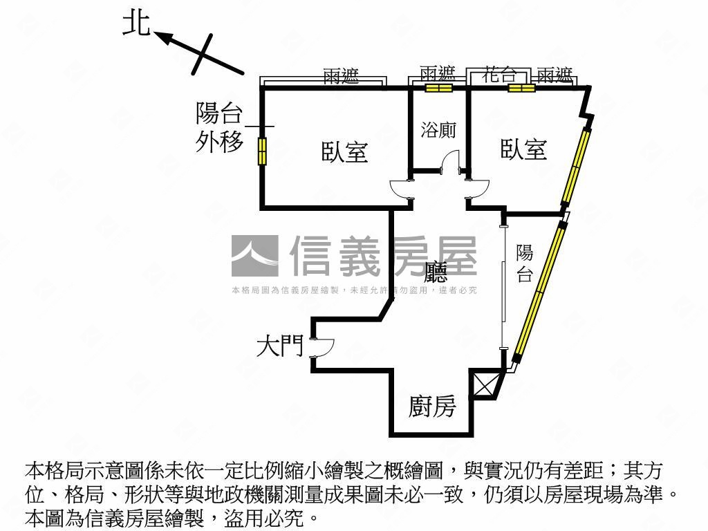 【陽光小樓】兩房稀有釋出房屋室內格局與周邊環境