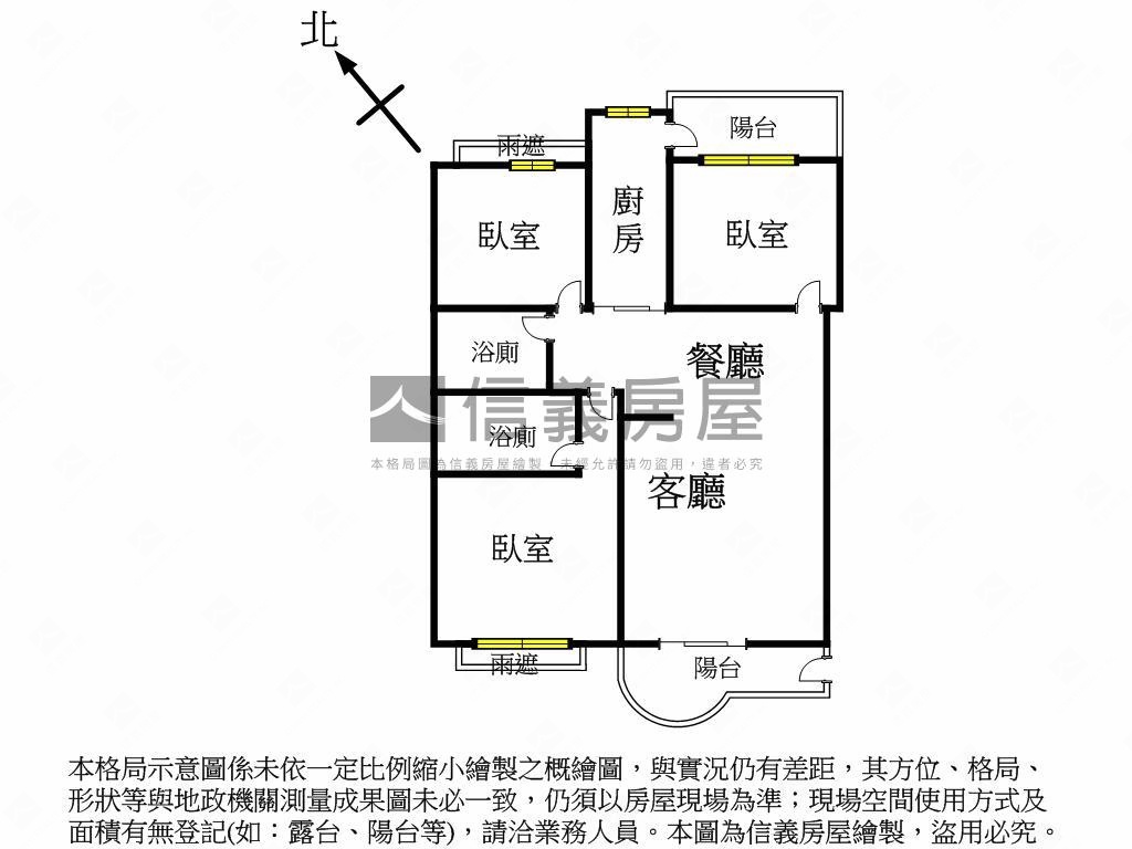 巨蛋芳崗領市館三房平車房屋室內格局與周邊環境