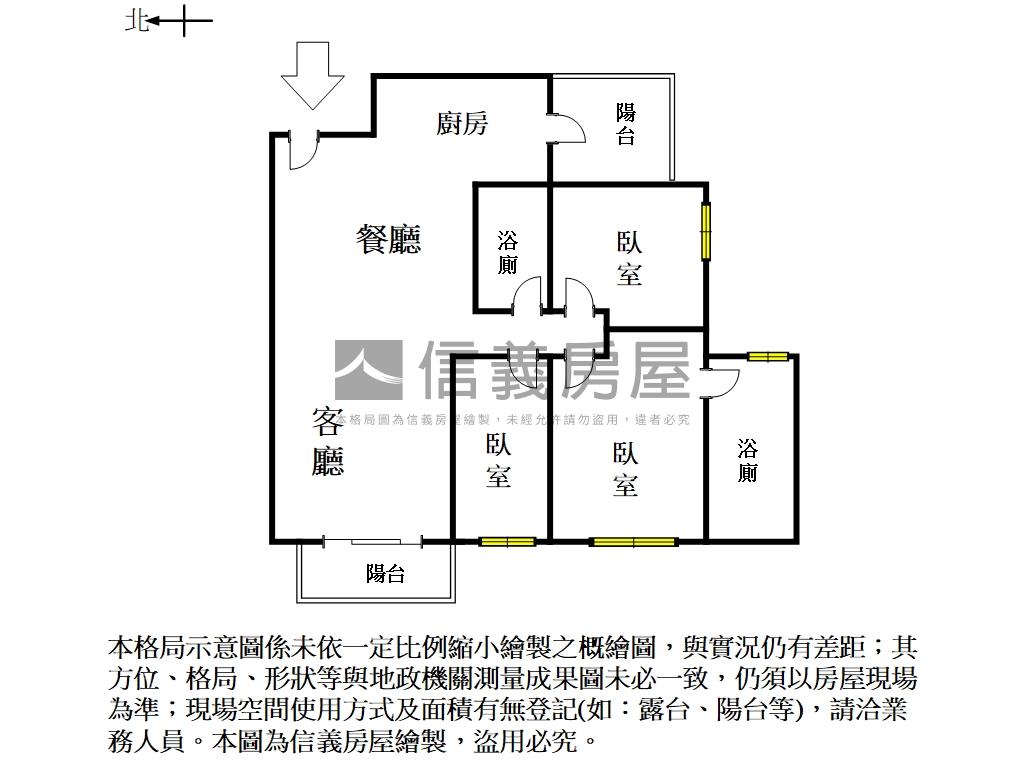 松丹達麗．面綠景三房平車房屋室內格局與周邊環境