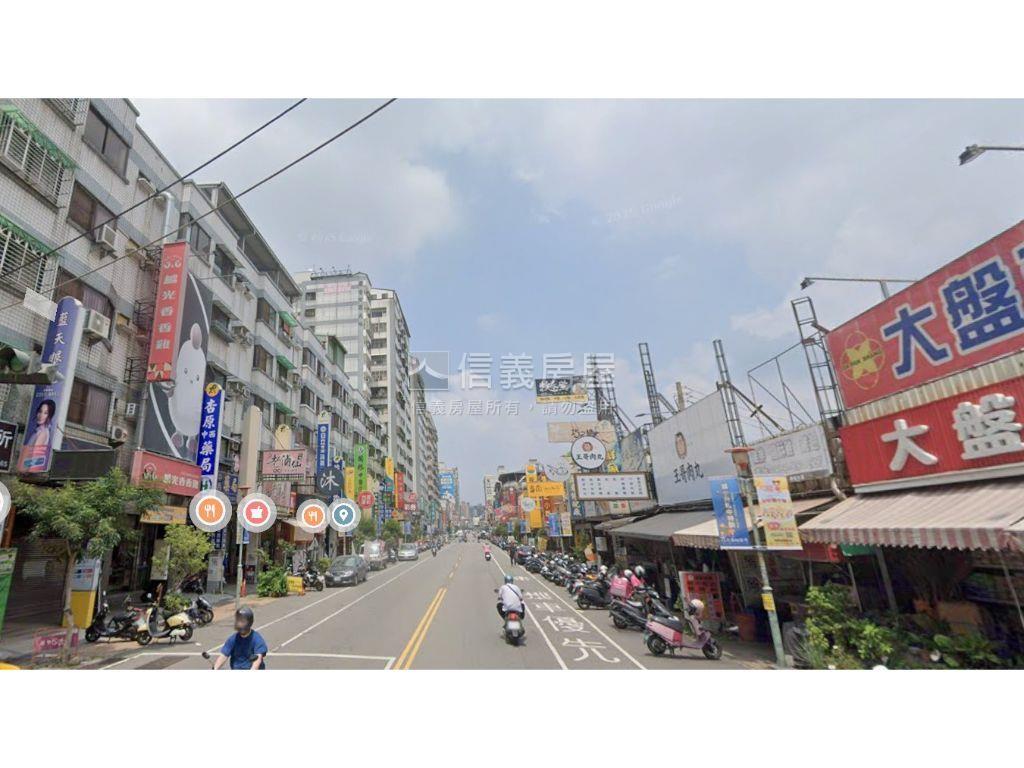 騎樓式４Ｆ店住房屋室內格局與周邊環境