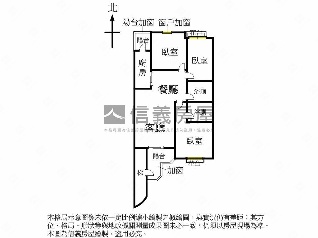 【頭家國小】電梯三房房屋室內格局與周邊環境