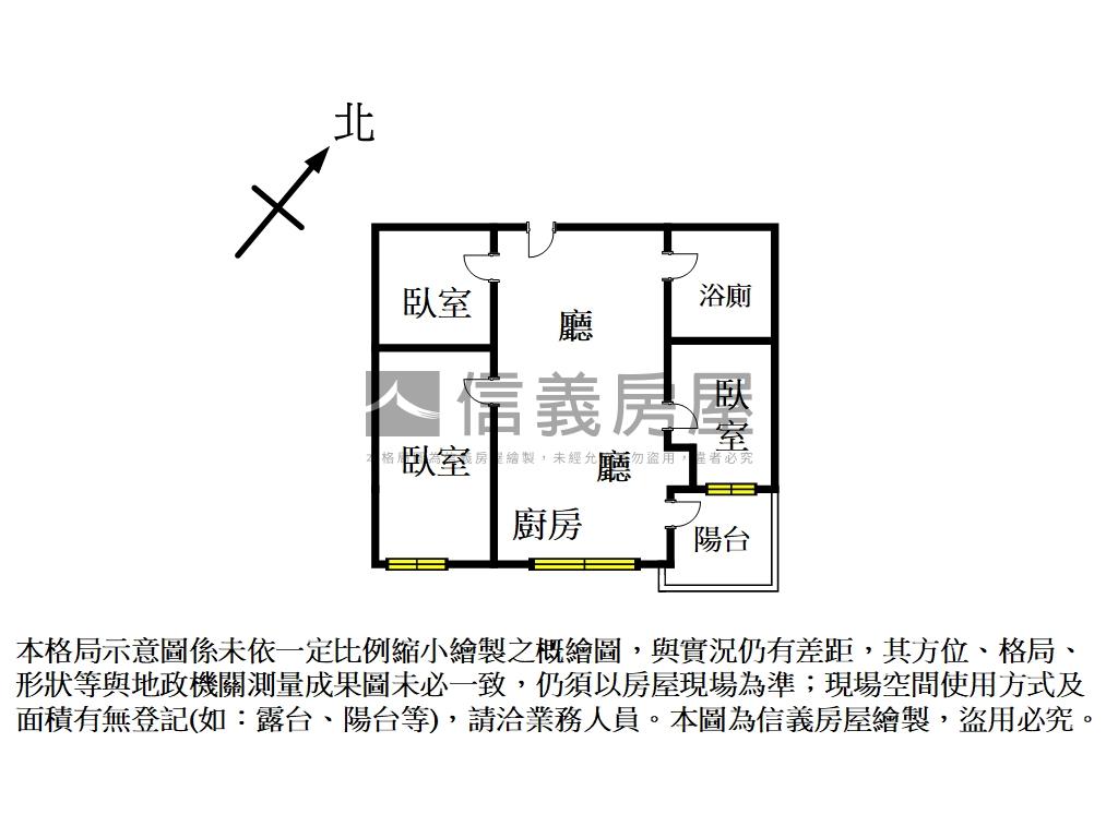 禾悅花園三房平面車位房屋室內格局與周邊環境