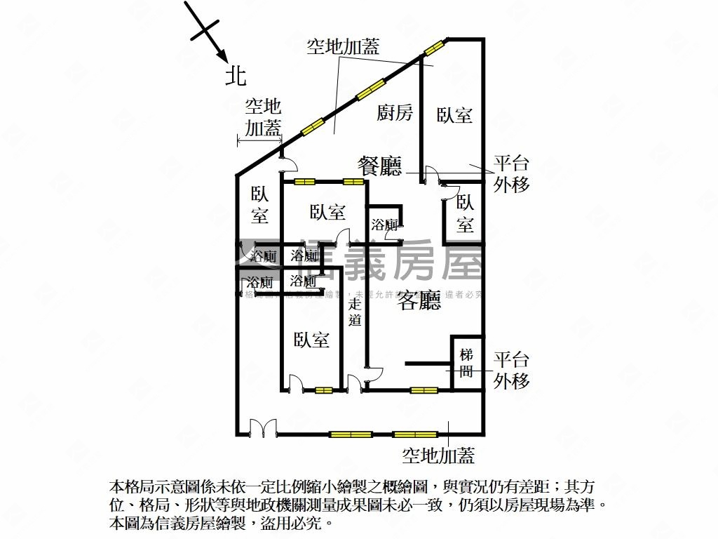 近捷運雙套房大空間一樓房屋室內格局與周邊環境